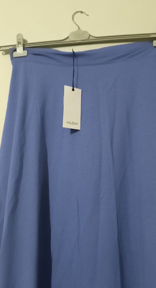 Mavi Uzun Kadın Etek - Görsel 5