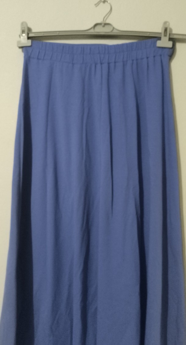 Mavi Uzun Kadın Etek - Görsel 3