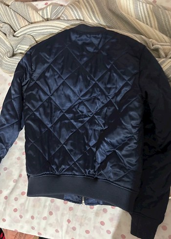 36 Beden Kadın Lacivert Kapitone Mont