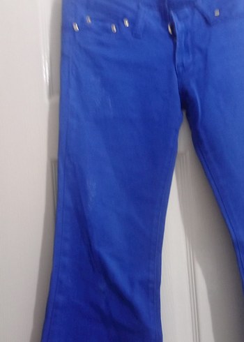 Trendyol & Milla Parlak Mavi Kadın Denim Pantolon