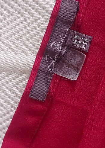 Kırmızı Saten Midi etek - Görsel 3