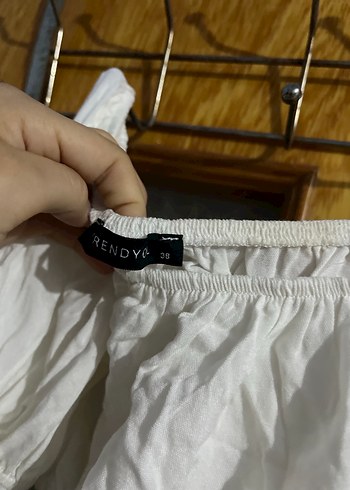 Trendyol & Milla Beyaz Keten Salaş Bluz