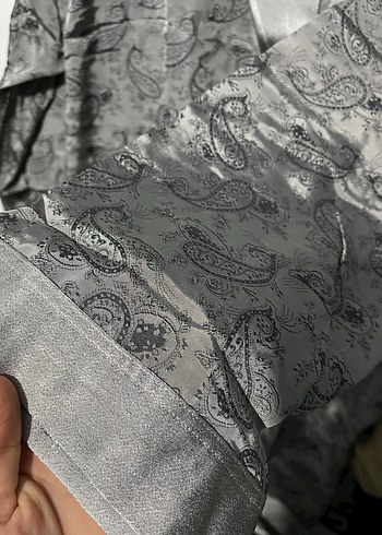 Gri Erkek Pijama Takımı Notch Yaka - Görsel 5