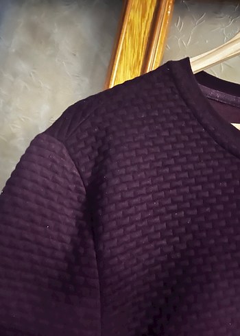 Bordo Erkek Triko Kazak - Görsel 7