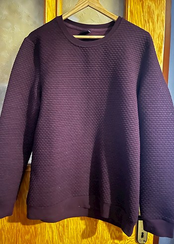 Bordo Erkek Triko Kazak - Görsel 4