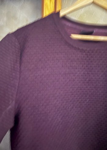 Bordo Erkek Triko Kazak - Görsel 5