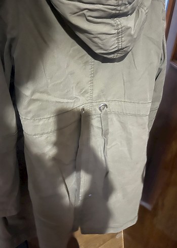 Düğmeli Midi Kadın Ceket, Bej - Görsel 10