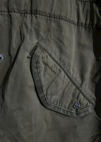 Düğmeli Midi Kadın Ceket, Bej - Görsel 3