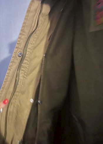 Düğmeli Midi Kadın Ceket, Bej - Görsel 7