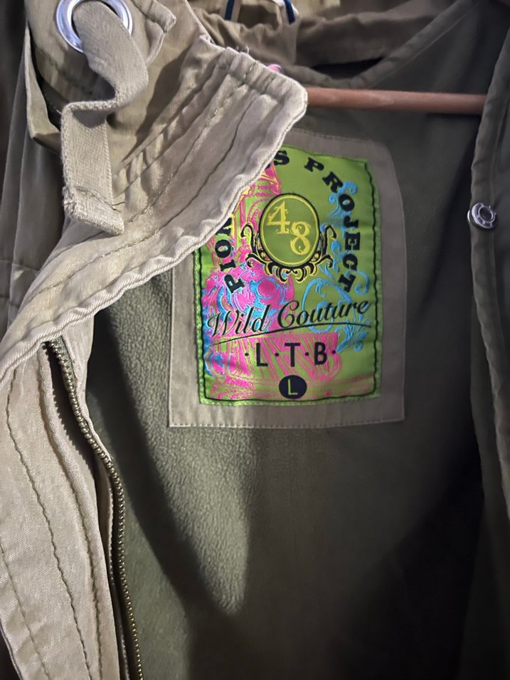 Düğmeli Midi Kadın Ceket, Bej - Görsel 2