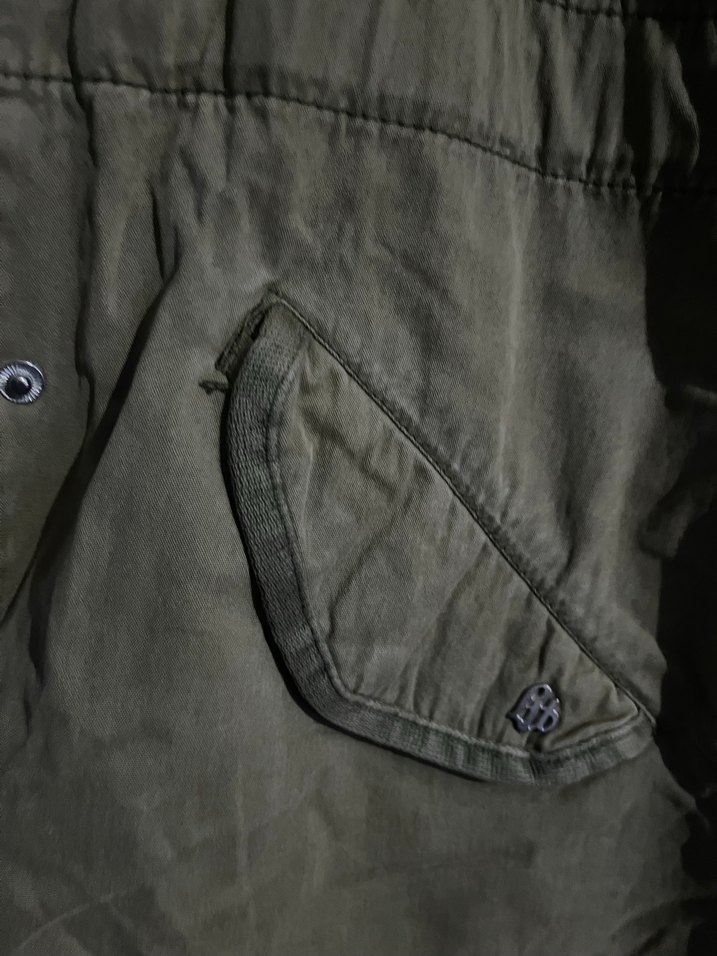 Düğmeli Midi Kadın Ceket, Bej - Görsel 3