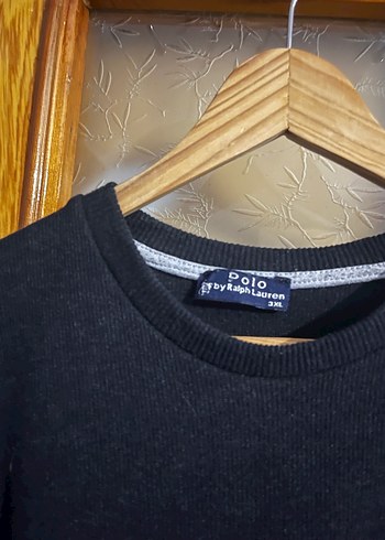 Siyah Erkek Sweatshirt, Bisiklet Yaka, Rahat Kesim - Görsel 3