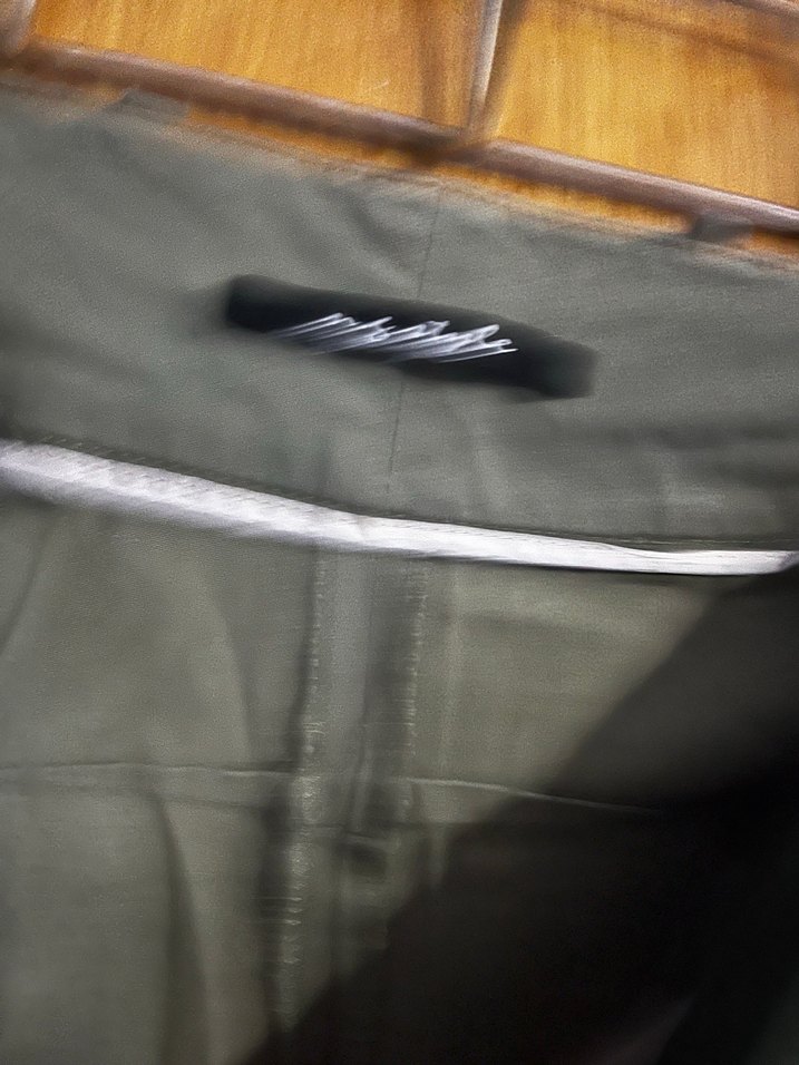 Gri Kemerli Rahat Kesim Kadın Pantolon - Görsel 4