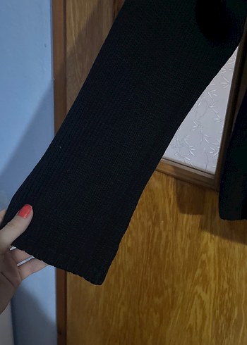 Nakışlı Bohem Kadın Triko Kazak - Görsel 4