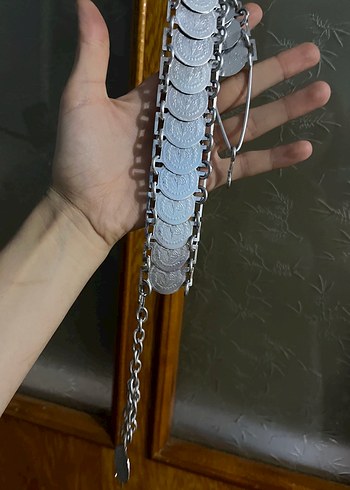 Yılan Desenli Zincir Detaylı Kadın El Zinciri - Görsel 2