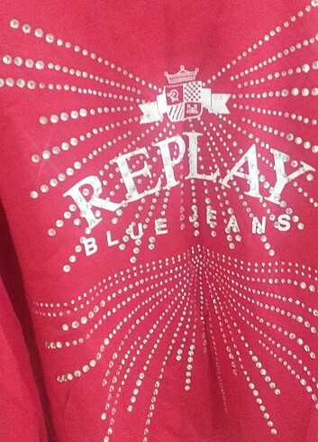 Replay REPLAY MARKA TAŞ BASKILI SWEATSHIRT