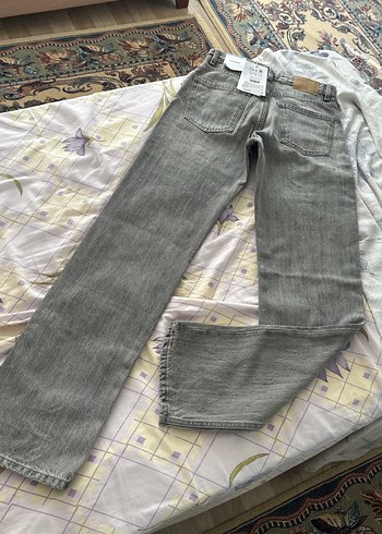 32 Beden gri Renk PULL&BEAR gri kot pantolon