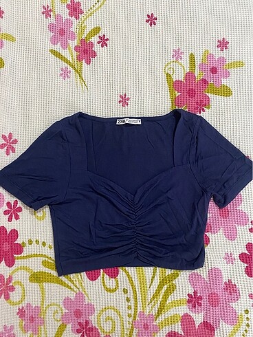 Zara crop bluz