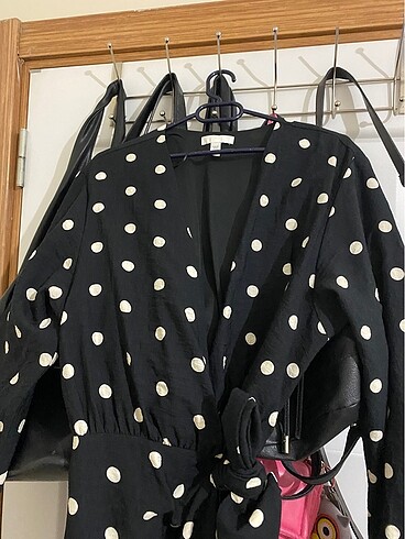 H&M Hm yırtmaçlı elbise