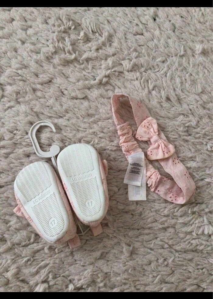 Bebek ayakkabı ve bandana - Görsel 2