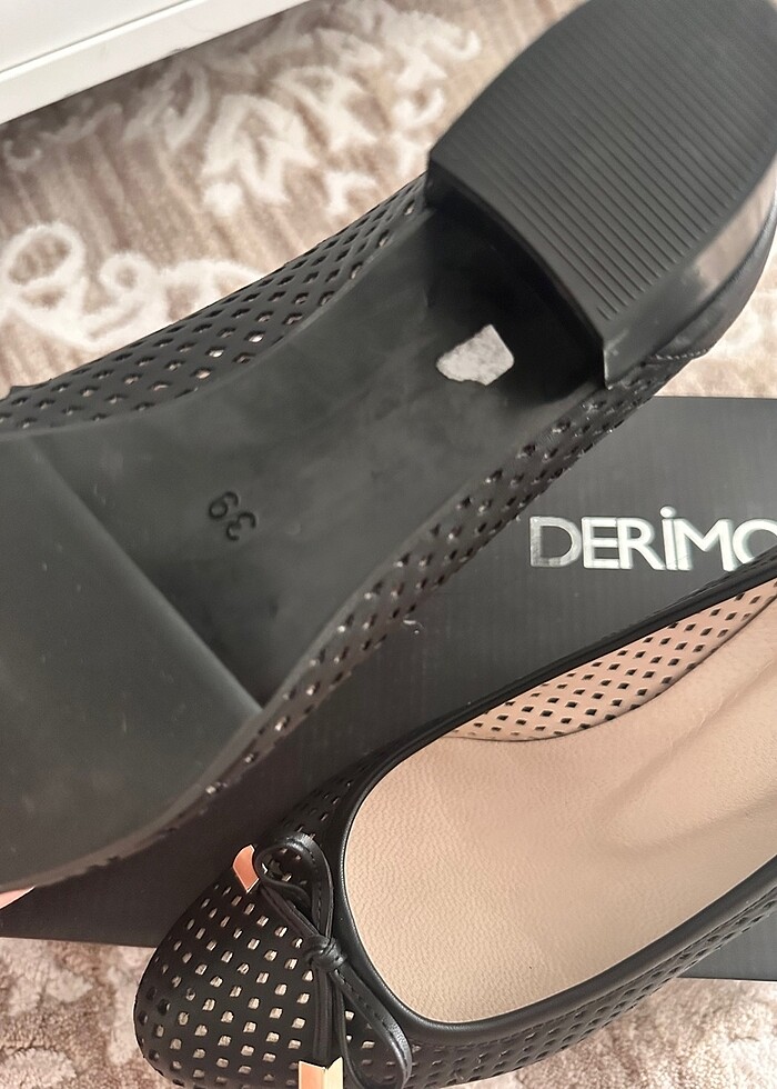 Derimod 39 no Kadın ayakkabı çok çok iyi durumda yeni diyebiliri - Görsel 4