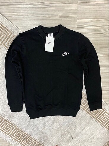 Nike 3 iplik şardonsuz erkek sweatshirt