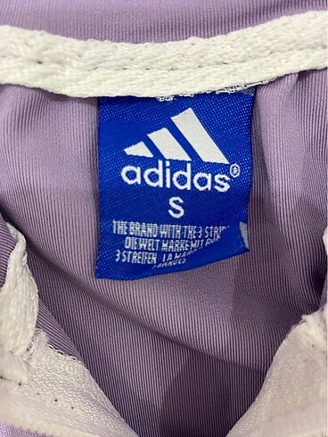 s Beden mor Renk Adidas dalgıç kumaş 3 şerit bayan ceket