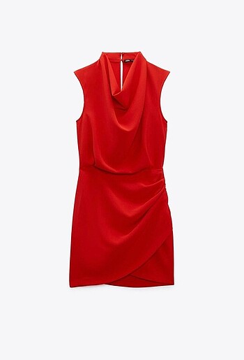 Zara Kırmızı Elbise