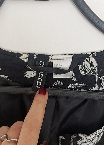 H&M Çiçekli bomber ceket