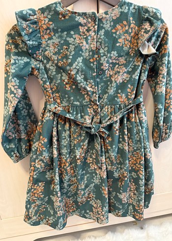 N&K kalitesi Uzun Kollu Fırfırlı Bohem Kız Elbisesi - Görsel 3