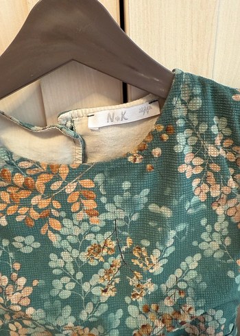 N&K kalitesi Uzun Kollu Fırfırlı Bohem Kız Elbisesi - Görsel 4