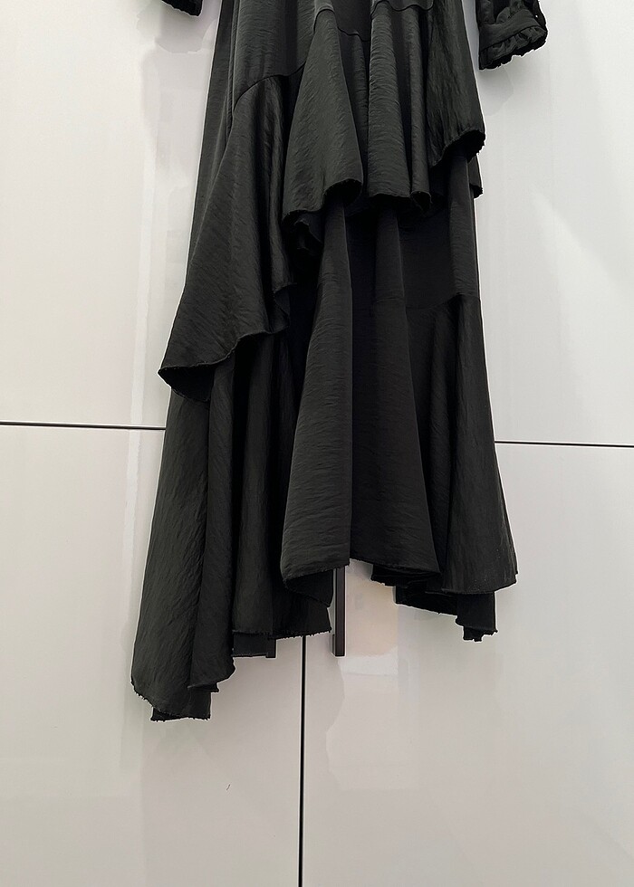 Özel gün siyah tesettür elbise - Görsel 5