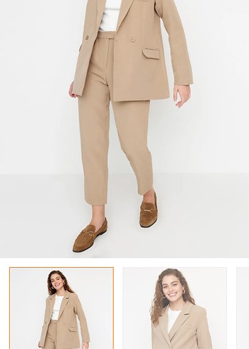 Vizon blazer ceket takım pantolon