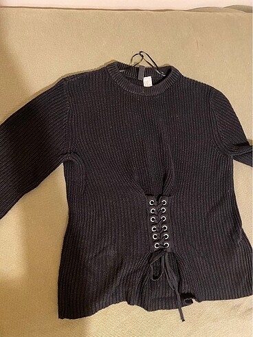 H&M Siyah kazak