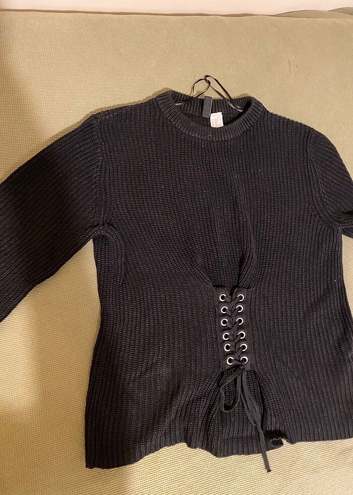 Siyah kazak 
 - Görsel 2