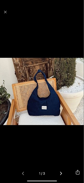 Diğer Denim çanta
