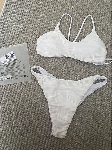 xl Beden Shein beyaz bikini takımı