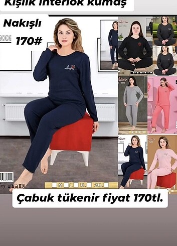 Kışlık pijama takımı 