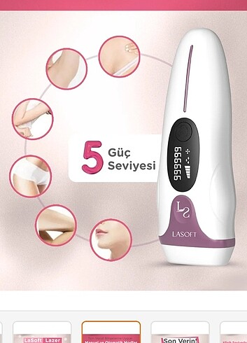 Diğer Lazer epilasyon aleti