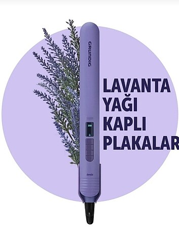 Grunding Grundig Lavanta yağı kaplı plakalar..