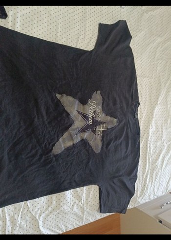 Diğer Siyah Baskılı Unisex Tişört