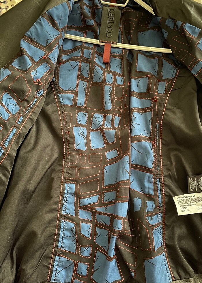 Derimod yepyeni siyah ceket - Görsel 4