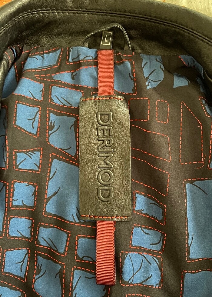 Derimod yepyeni siyah ceket - Görsel 5