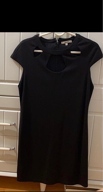 Koton siyah elbise - Görsel 2