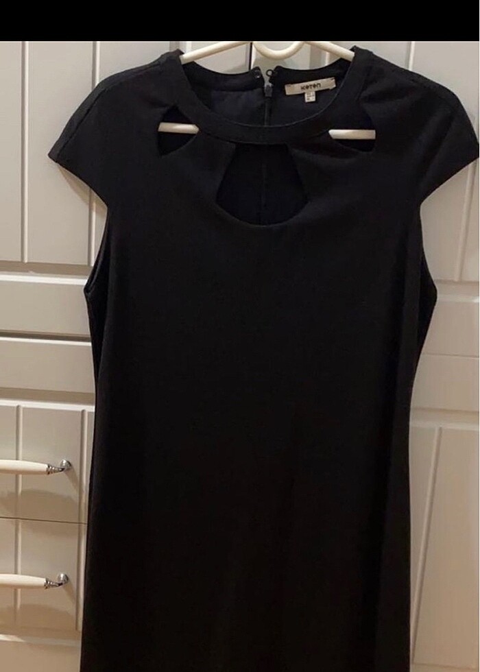 Koton siyah elbise - Görsel 2