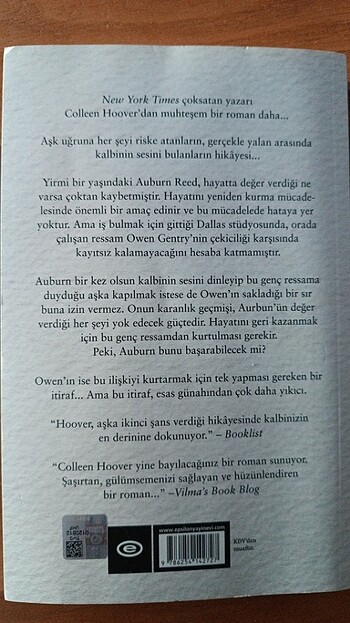  Colleen Hoover- İtiraf