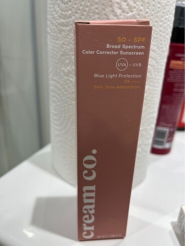 Cream co güneş kremi renkli