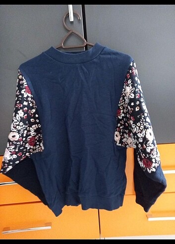 xs Beden Mavi marka lacivert sweatshirt xs s uyumlu