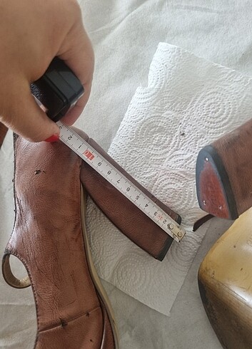 40 Beden Kalın topuk ayakkabı