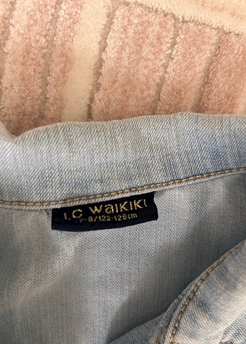 Düğmeli Kadın Denim Ceket, Pastel Renk - Görsel 2